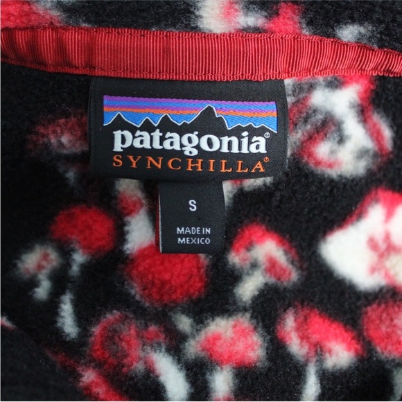 RARE: Patagonia - Forest Mushroom Limited Snap-T Fleece Synchilla Small - Picture 7 of 9